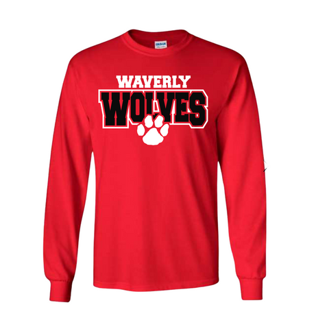 Waverly Wolves Long Sleeve | WAVERLY ELEMENTARY SPIRITWEAR FUNDRAISER | Stay Cozy Boutique