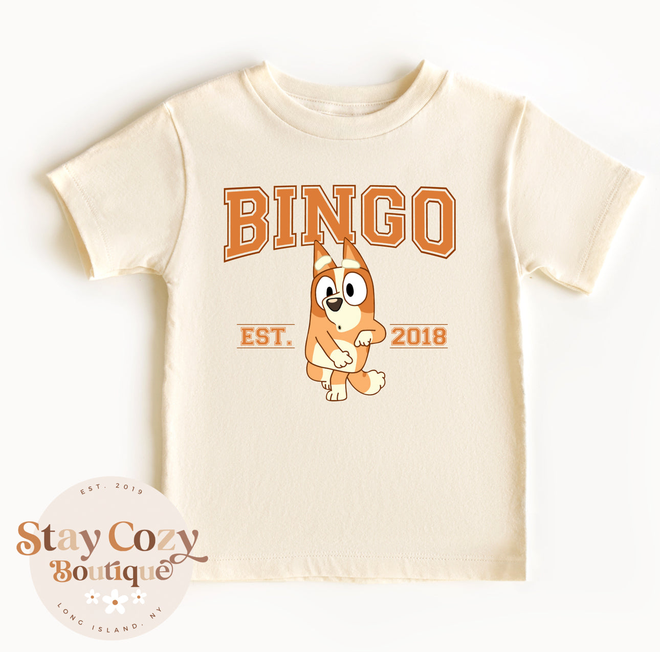 Varsity Bingo T-Shirt, Bluey Shirt, Bluey Dad Shirt, Bluey Family Shirt, Bluey and Bingo Shirt, Bluey Friends Shirt, Bluey Mom Shirt