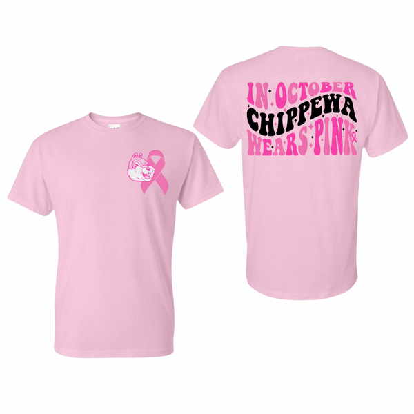 Chippewa Wears Pink T-shirt | CHIPPEWA ELEMENTARY FUNDRAISER | Stay Cozy Boutique