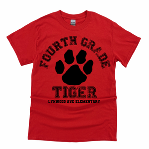 Fourth Grade Lynwood Tiger T-shirt | LYNWOOD AVE ELEMENTARY SPIRITWEAR FUNDRAISER | Stay Cozy Boutique