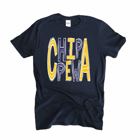 Chippewa Doodle Letters T-shirt | CHIPPEWA ELEMENTARY SPIRITWEAR FUNDRAISER | Stay Cozy Boutique