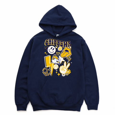 Retro Chippewa Hoodie | CHIPPEWA ELEMENTARY SPIRITWEAR FUNDRAISER | Stay Cozy Boutique