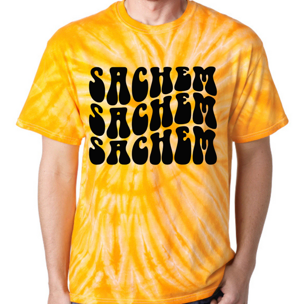 Retro Sachem Tie Dye T-shirt | WENONAH ELEMENTARY SPIRITWEAR FUNDRAISER | Stay Cozy Boutique