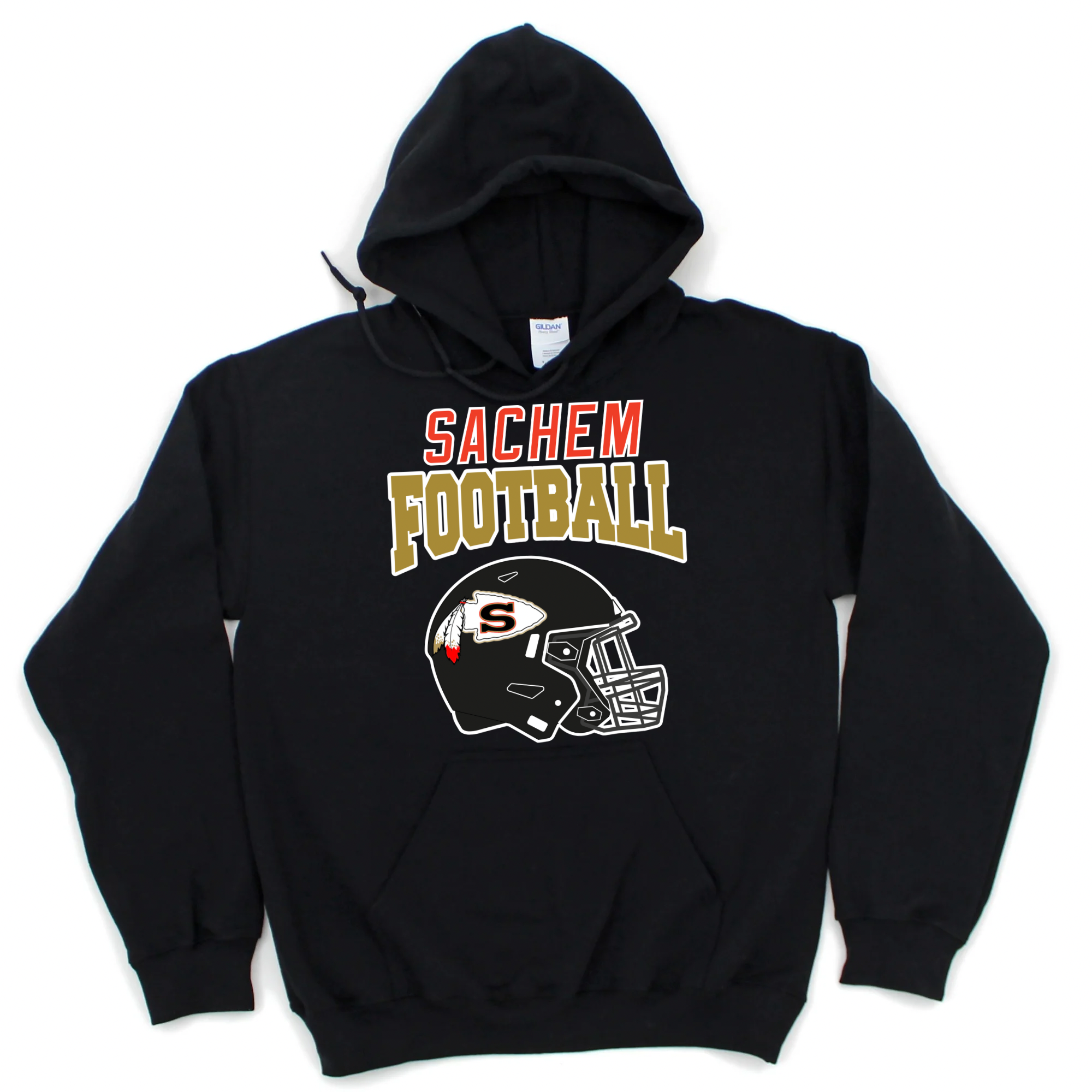 Sachem Football Helmet Hoodie | Stay Cozy Boutique