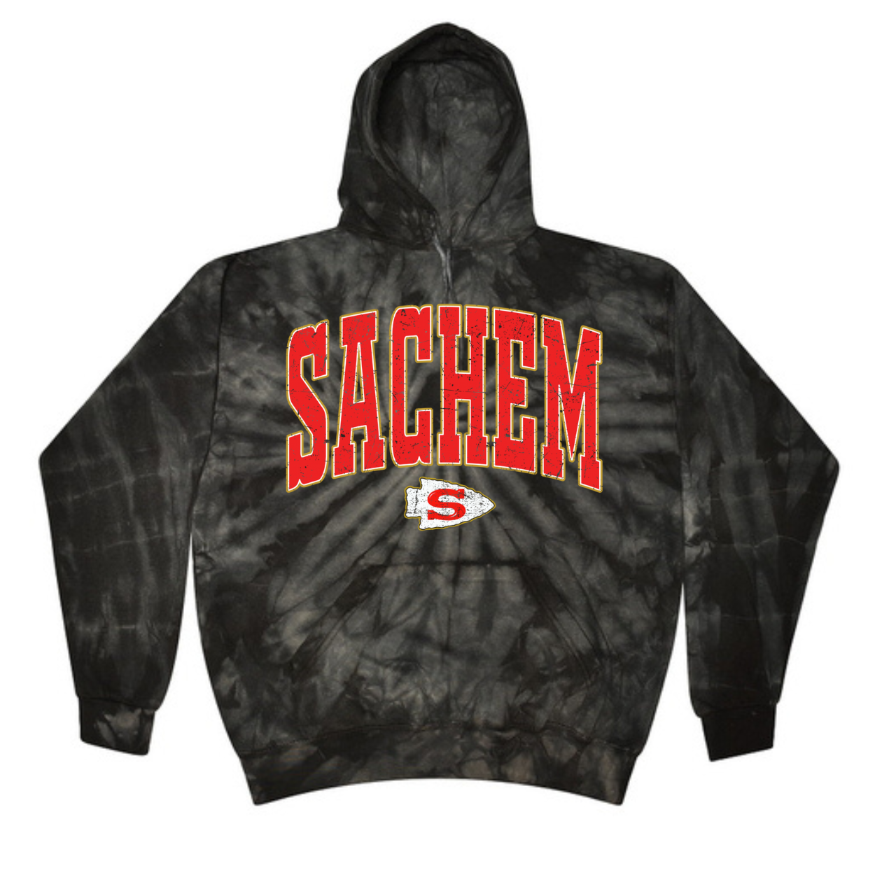 Sachem Tie Dye Hoodie | WAVERLY ELEMENTARY SPIRITWEAR FUNDRAISER | Stay Cozy Boutique