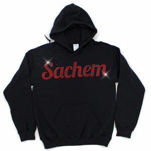 Rhinestone Bling Sachem Script Hoodie | LYNWOOD AVE ELEMENTARY SPIRITWEAR FUNDRAISER | Stay Cozy Boutique