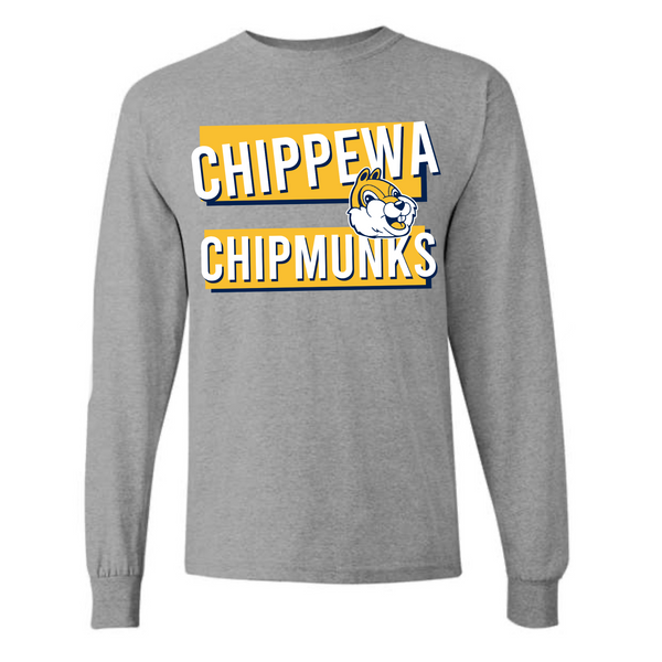 Chippewa Chipmunks Long Sleeve Shirt | CHIPPEWA ELEMENTARY SPIRITWEAR FUNDRAISER | Stay Cozy Boutique