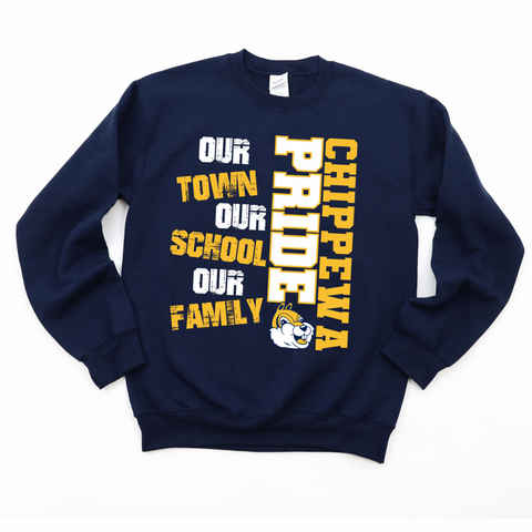 Chippewa Pride Crewneck Sweatshirt | CHIPPEWA ELEMENTARY SPIRITWEAR FUNDRAISER | Stay Cozy Boutique