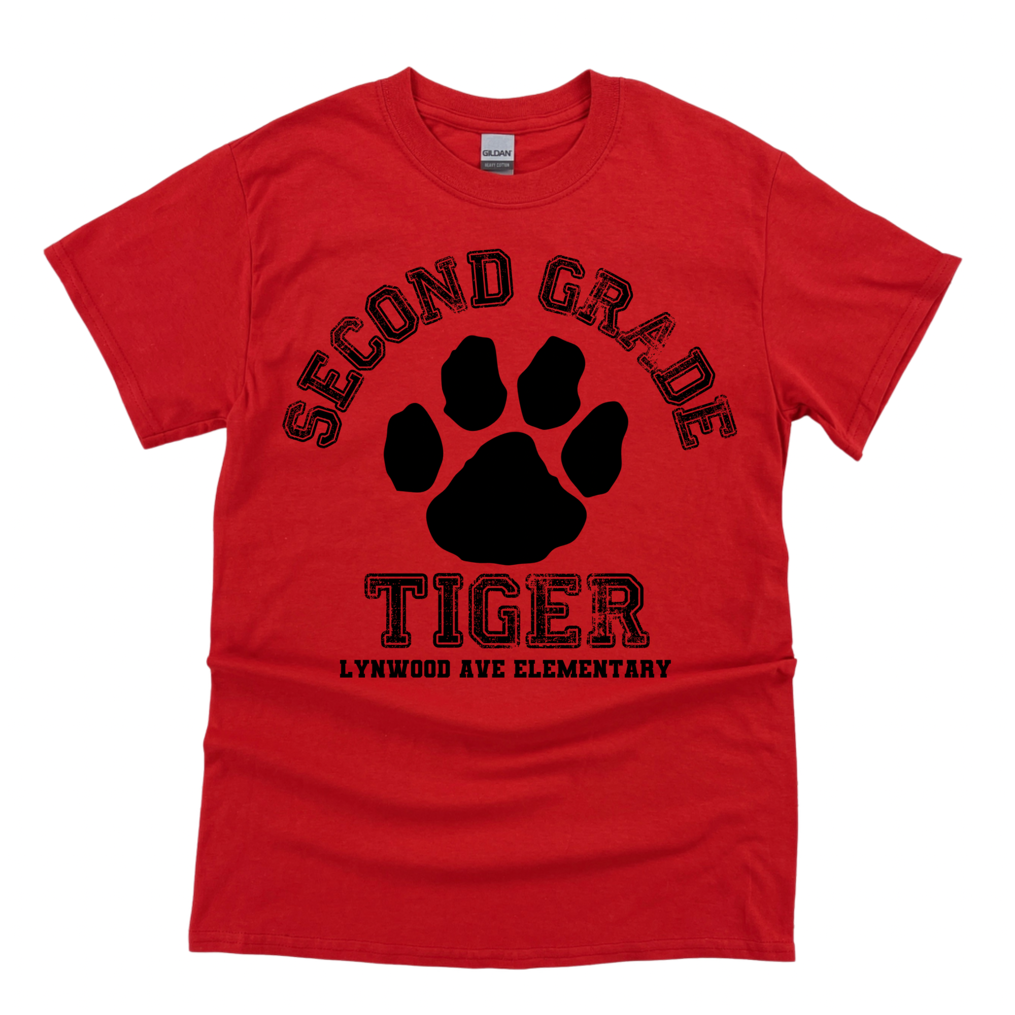 Second Grade Lynwood Tiger T-shirt | LYNWOOD AVE ELEMENTARY SPIRITWEAR FUNDRAISER | Stay Cozy Boutique