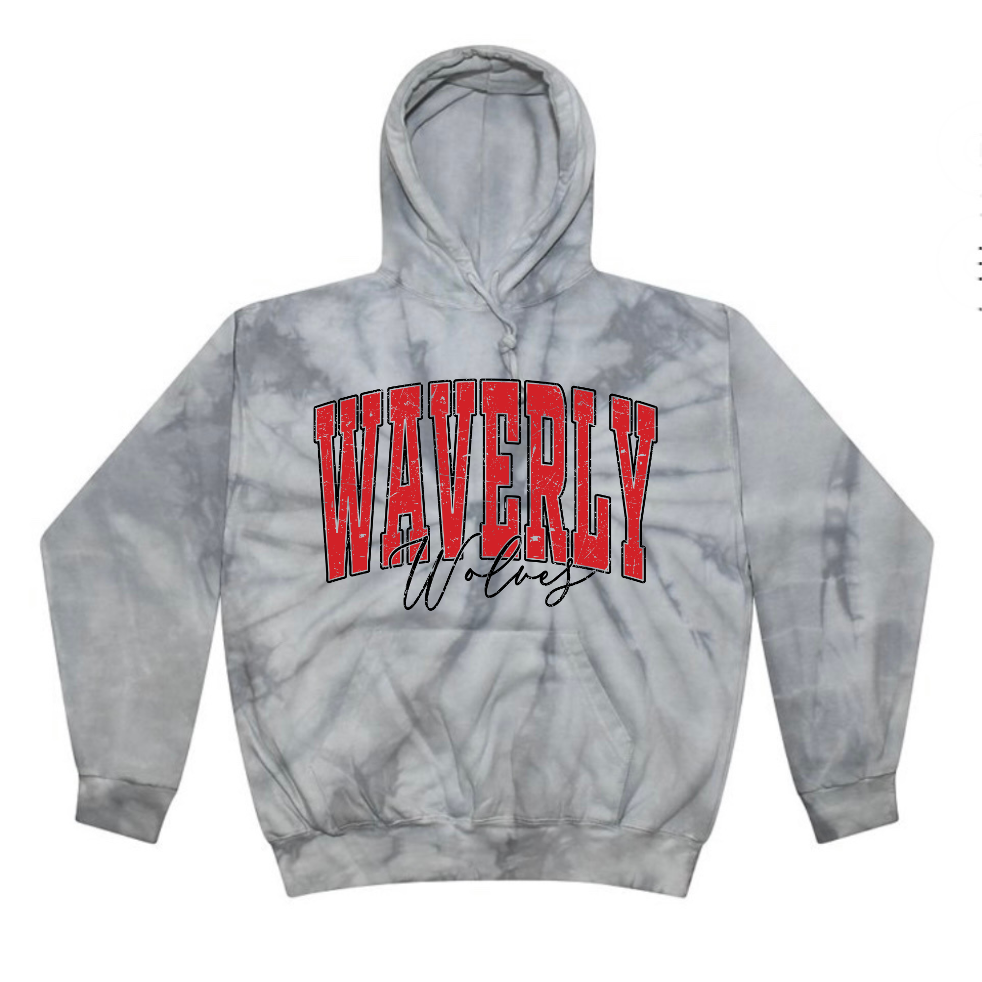 Waverly Wolves Tie Dye Hoodie | WAVERLY ELEMENTARY SPIRITWEAR FUNDRAISER | Stay Cozy Boutique