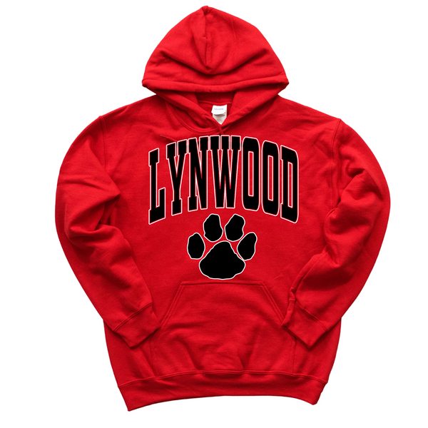 Lynwood Paw Print Hoodie | LYNWOOD AVE ELEMENTARY SPIRITWEAR FUNDRAISER | Stay Cozy Boutique