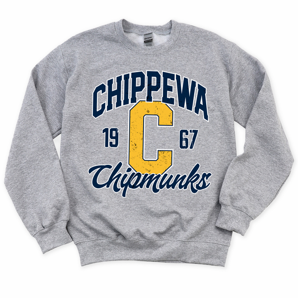 Chippewa Chipmunks Crewneck Sweatshirt | CHIPPEWA ELEMENTARY SPIRITWEAR FUNDRAISER | Stay Cozy Boutique