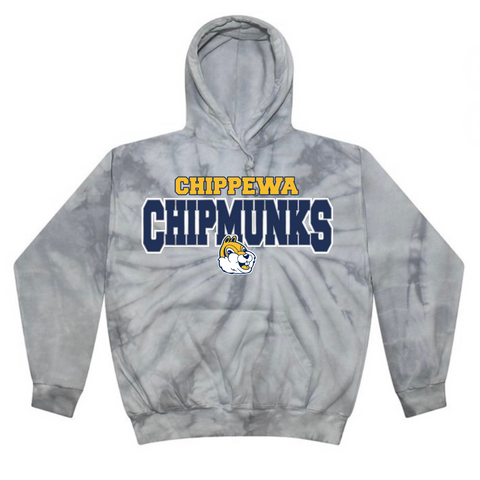 Chippewa Chipmunks Tie Dye Hoodie | CHIPPEWA ELEMENTARY SPIRITWEAR FUNDRAISER | Stay Cozy Boutique