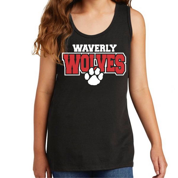 Waverly Wolves Girls/Womens Tank Top | WAVERLY ELEMENTARY SPIRITWEAR FUNDRAISER | Stay Cozy Boutique