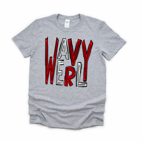 Waverly Doodle Letters T-shirt | WAVERLY ELEMENTARY SPIRITWEAR FUNDRAISER | Stay Cozy Boutique