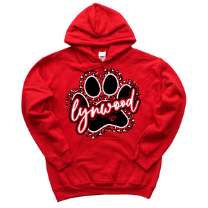 Leopard Lynwood Paw Print Hoodie | LYNWOOD AVE ELEMENTARY SPIRITWEAR FUNDRAISER | Stay Cozy Boutique