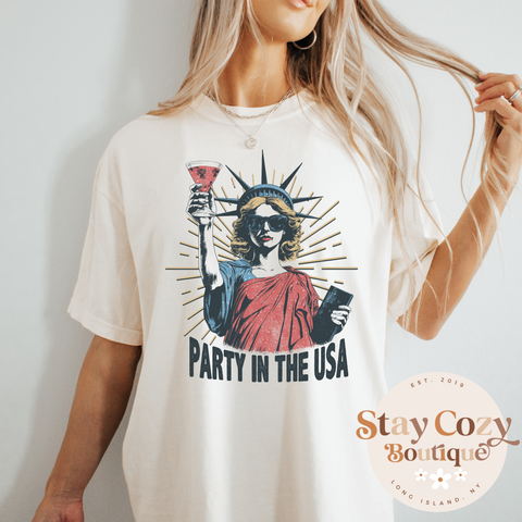 Party in the USA Shirt, Happy 4th of July Shirt, Memorial Day Shirt, Independence Day Shirt,USA Shirt