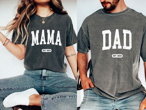 Mama/Dad Established T-shirt | Stay Cozy Boutique