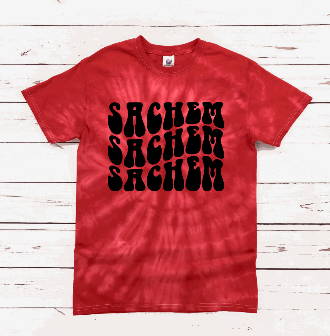 Retro Sachem Tie Dye T-shirt | Stay Cozy Boutique