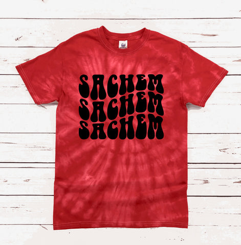 Retro Sachem Tie Dye T-shirt | Stay Cozy Boutique