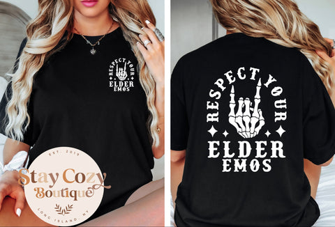 Respect Your Elder Emos T-shirt | Stay Cozy Boutique