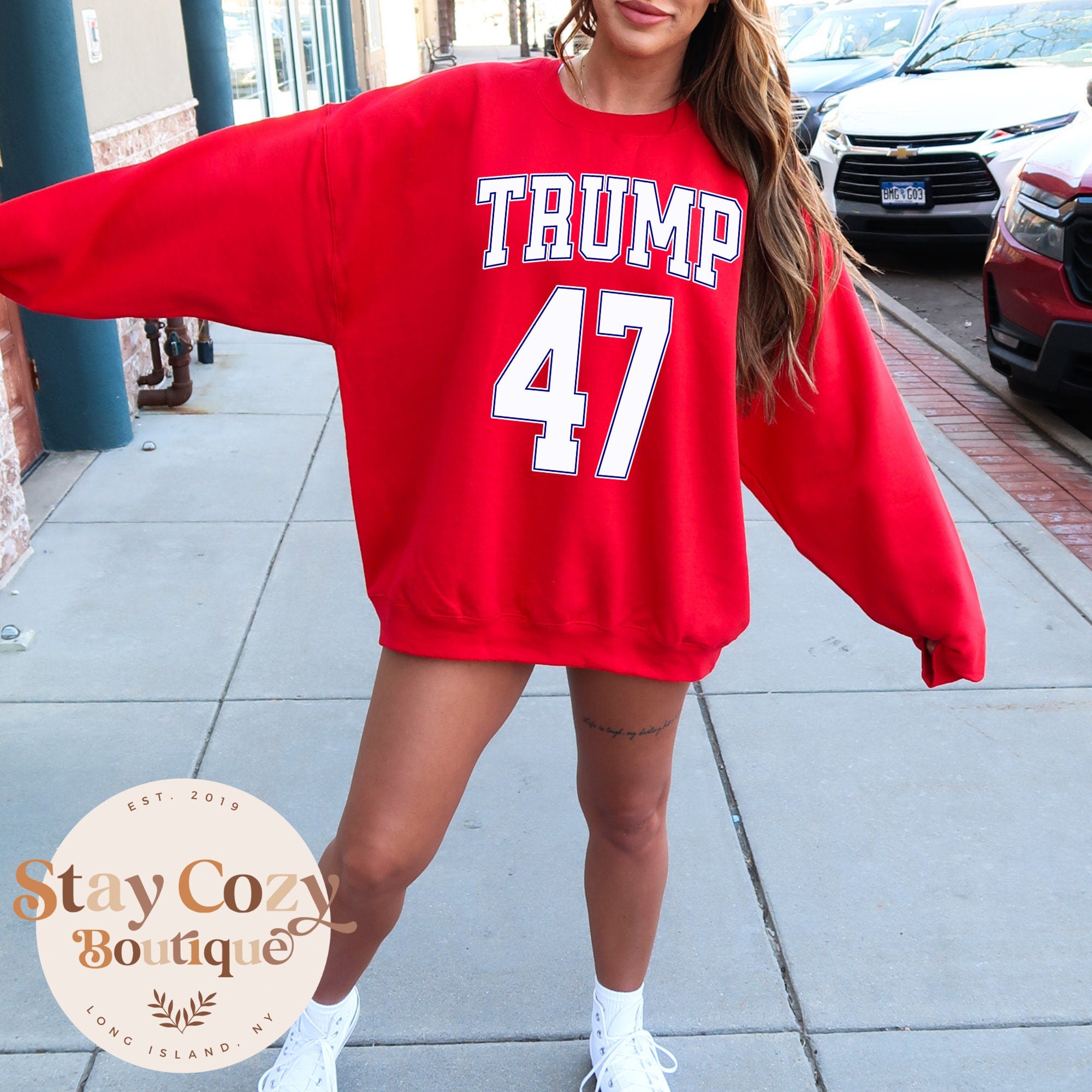 Trump 47 Crewneck Sweatshirt, Trump Train Sweatshirt, Trump 2024, Donald Trump, 47th president, Trump sweatshirt