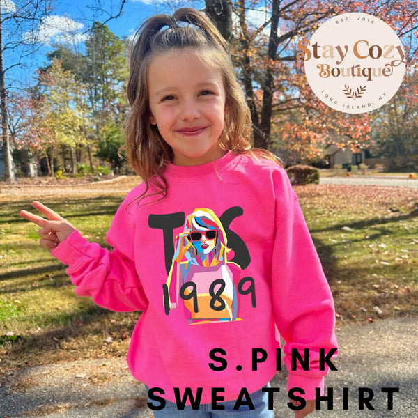 Youth Swiftie 1989 Hoodie, Swiftie Valentine Day Hoodie, Trendy Sweatshirt, Swiftie Shirt, Swiftie Sweatshirt, The Eras Tour Hoodie