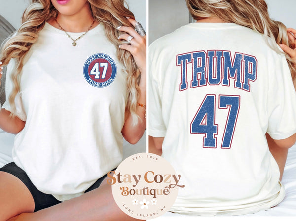 Trump 47 Bella Canvas T-Shirt, Trump Train t-shirt, Trump 2024, Donald Trump, 47th president, Trump Bella Canvas T-Shirt, Donald J.Trump