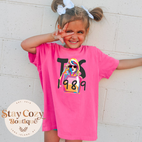 Youth Ts 1989 TShirt, Swiftie Hoodie, Trendy T-Shirt, Swiftie Shirt, Swiftie T-shirt, The Eras Tour Comfort Colors Youth T-Shirt