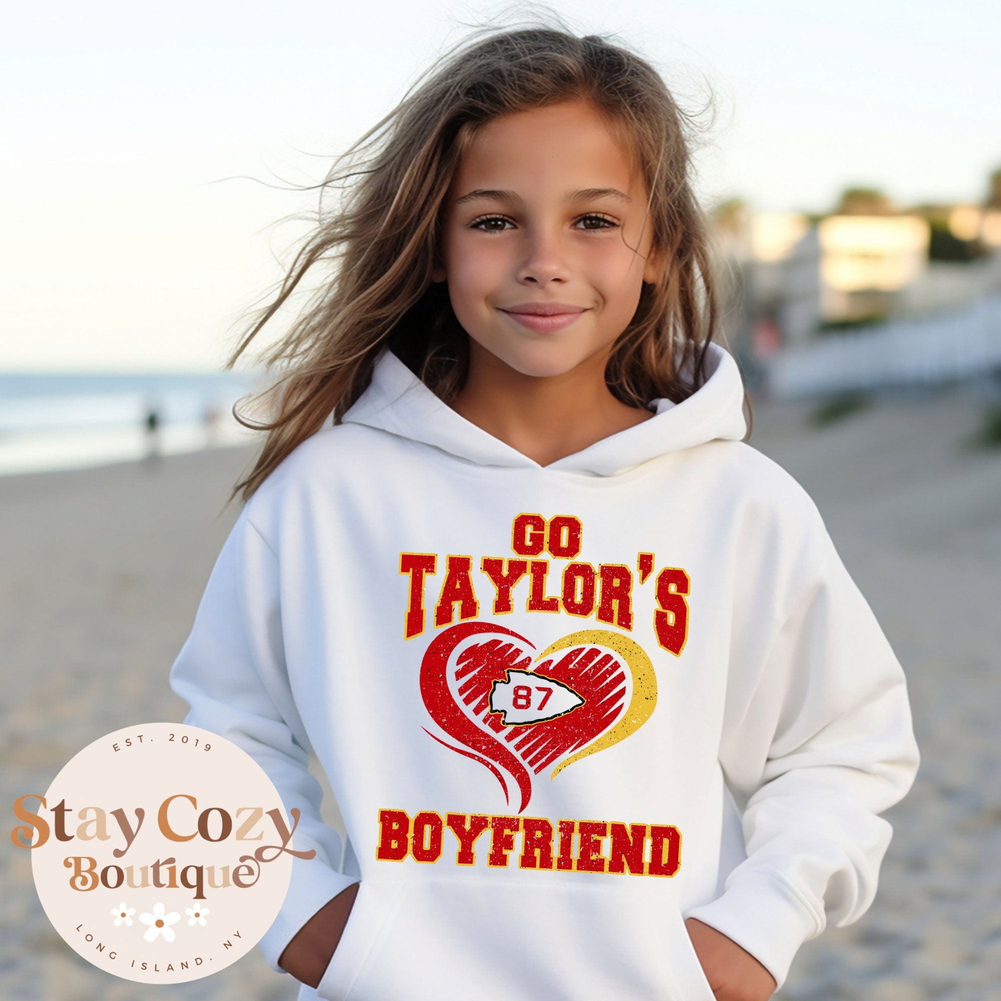 Youth Go Taylor’s Boyfriend Sweatshirt, Swiftie Hoodie, Chiefs Hoodie, KC Sweatshirt, Swiftie Kelce, Swiftie Sweatshirt, The Eras Tour