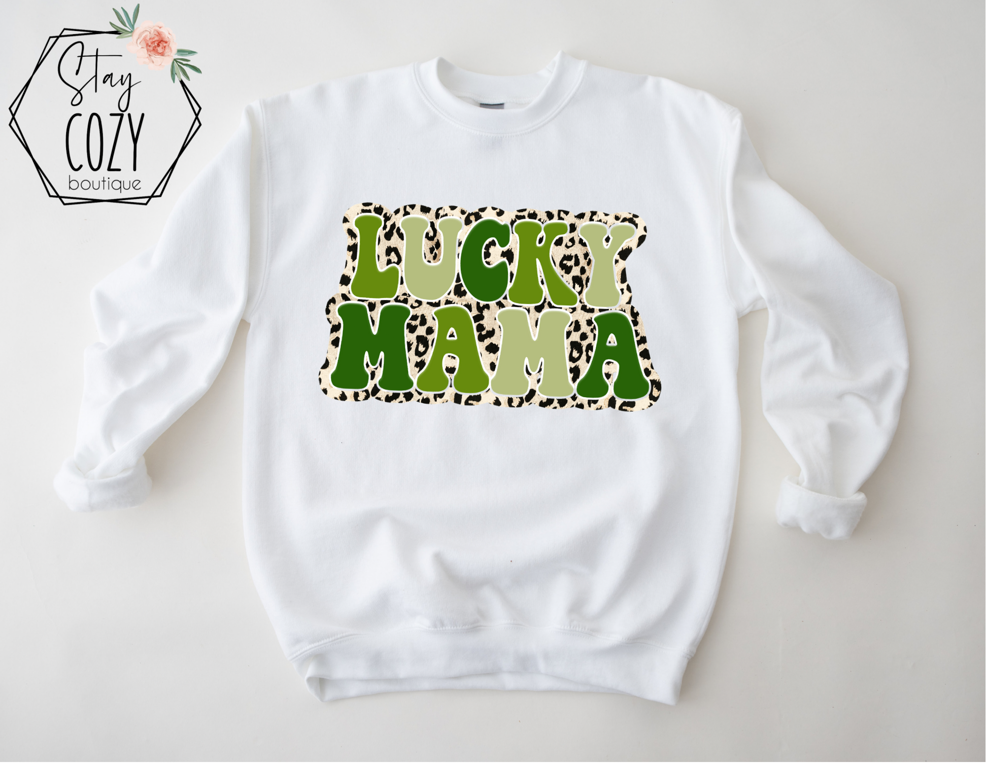 Lucky Mama Crewneck | Hoodie | T-Shirt | St. Patrick's Day🍀 | The Lucky Collection | Stay Cozy Boutique