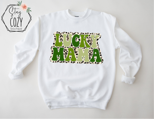 Lucky Mama Crewneck | Hoodie | T-Shirt | St. Patrick's Day🍀 | The Lucky Collection | Stay Cozy Boutique