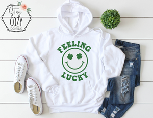 Feeling Lucky Crewneck | Hoodie | T-Shirt | St. Patrick's Day🍀 | The Lucky Collection | Stay Cozy Boutique