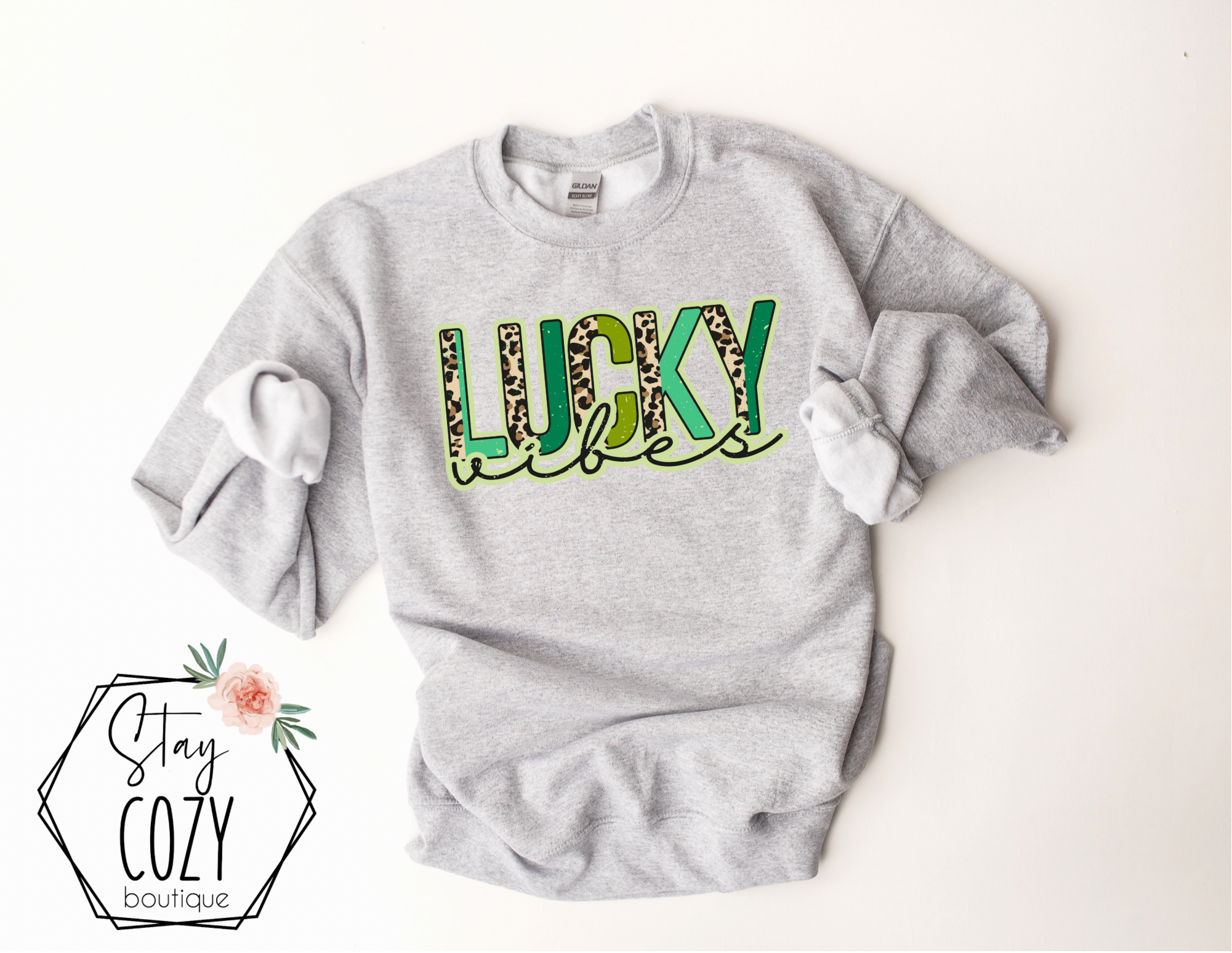 Lucky Vibes Crewneck | Hoodie | T-Shirt | St. Patrick's Day🍀 | The Lucky Collection | Stay Cozy Boutique