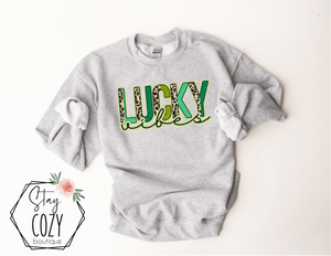Lucky Vibes Crewneck | Hoodie | T-Shirt | St. Patrick's Day🍀 | The Lucky Collection | Stay Cozy Boutique
