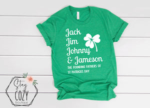 Jack Jim Johnny & Jameson Crewneck | Hoodie | T-Shirt | St. Patrick's Day🍀 | The Lucky Collection | Stay Cozy Boutique